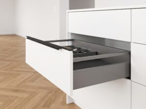 Schubkasten mit Vollauszug und Zargensystem