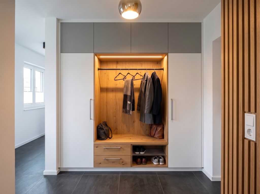 Garderobenschrank Detail